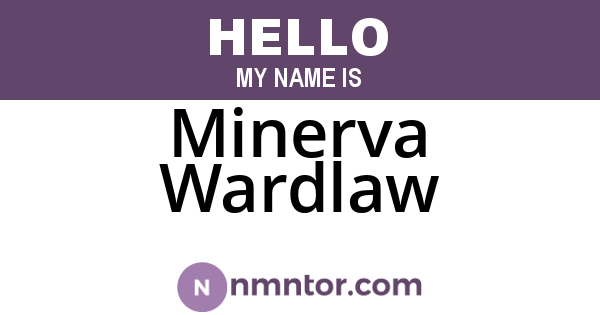 Minerva Wardlaw