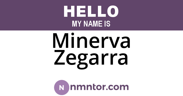 Minerva Zegarra