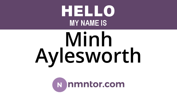 Minh Aylesworth