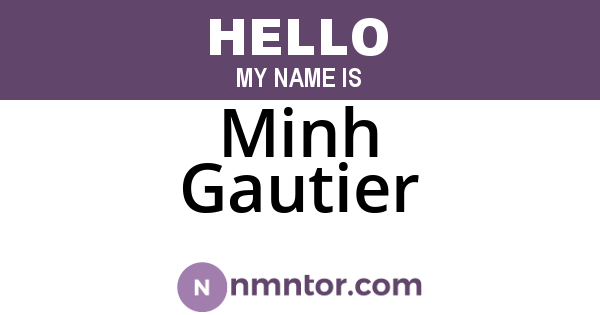 Minh Gautier