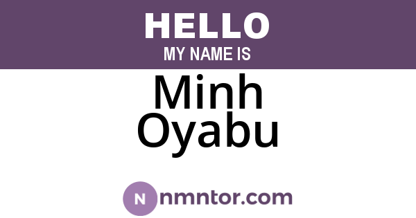 Minh Oyabu
