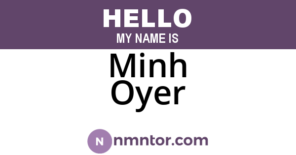 Minh Oyer