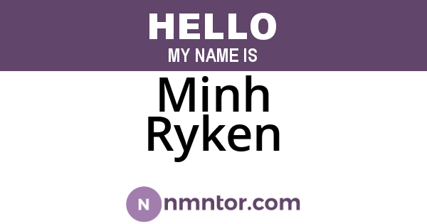 Minh Ryken