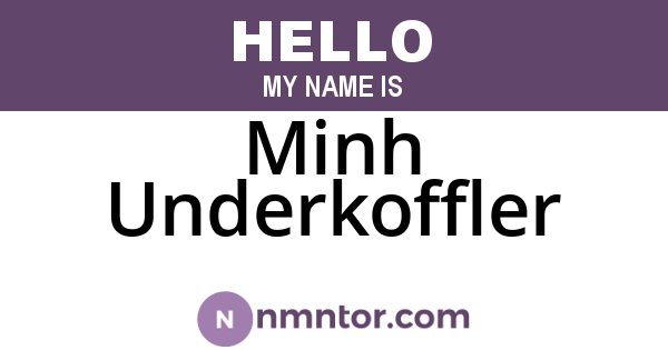 Minh Underkoffler