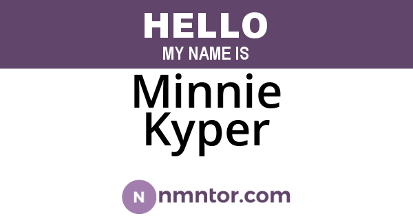 Minnie Kyper