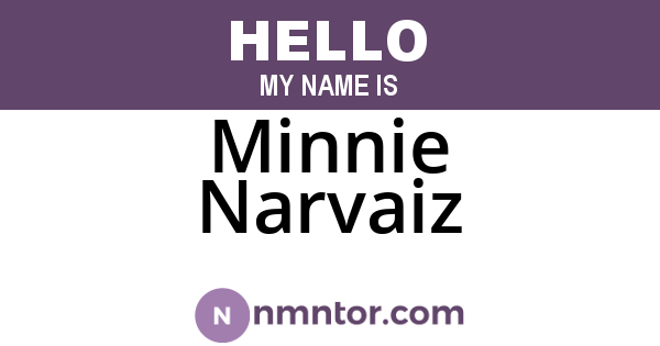 Minnie Narvaiz
