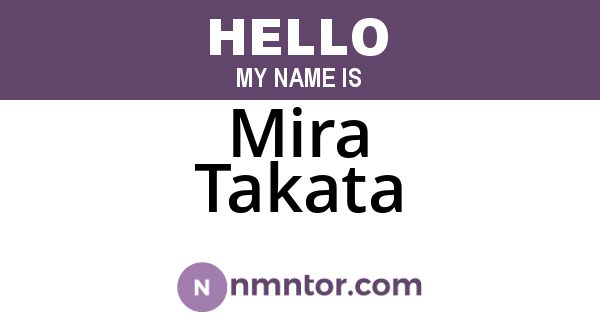 Mira Takata