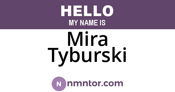 Mira Tyburski