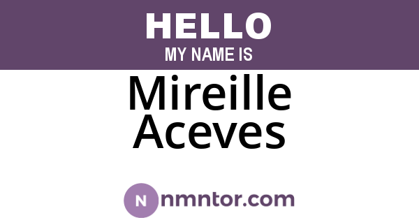 Mireille Aceves