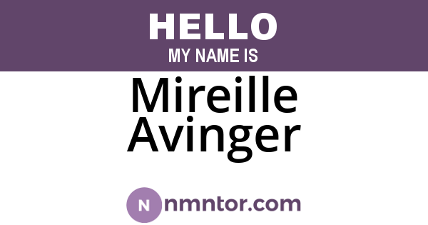 Mireille Avinger