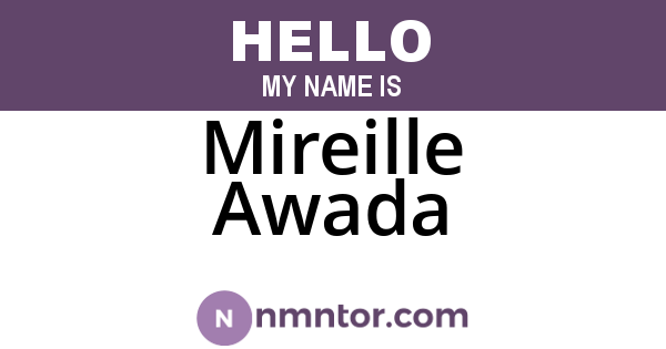 Mireille Awada