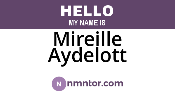 Mireille Aydelott