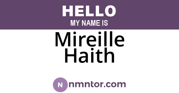Mireille Haith