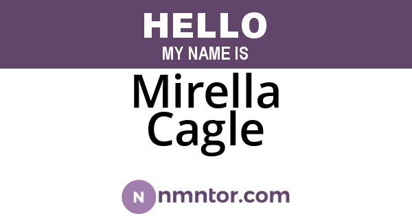 Mirella Cagle