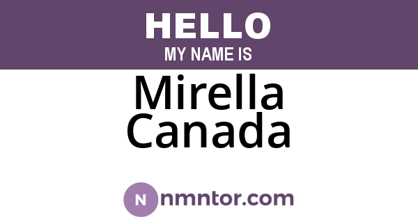 Mirella Canada