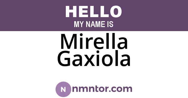 Mirella Gaxiola