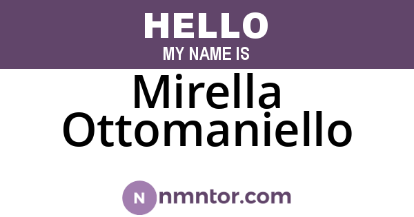 Mirella Ottomaniello