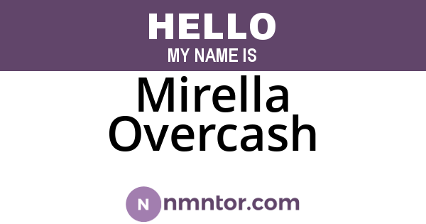 Mirella Overcash