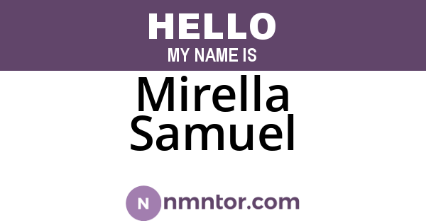 Mirella Samuel