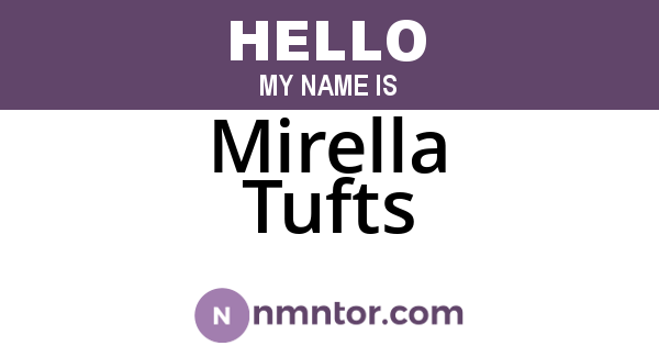 Mirella Tufts