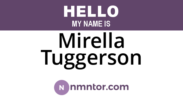 Mirella Tuggerson