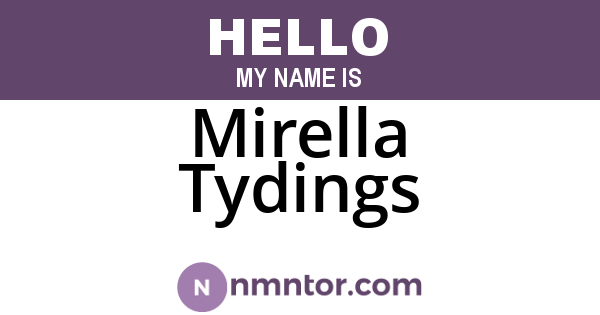 Mirella Tydings