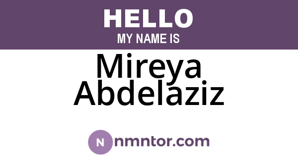 Mireya Abdelaziz