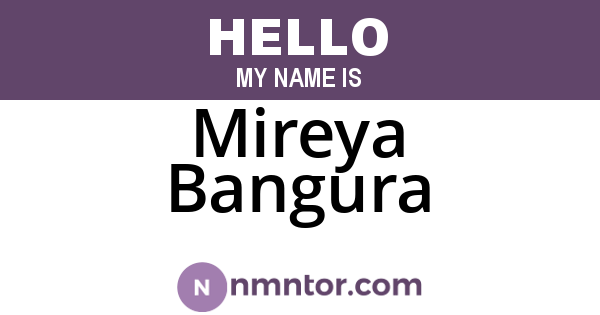 Mireya Bangura