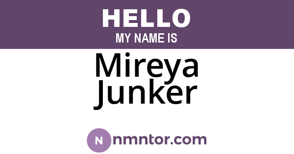 Mireya Junker