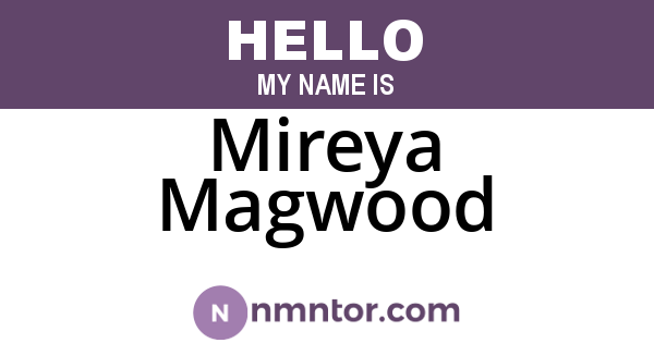 Mireya Magwood