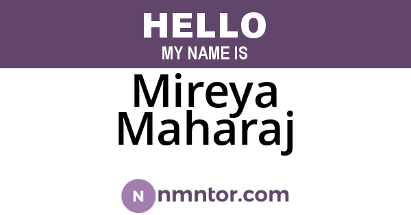 Mireya Maharaj