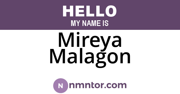 Mireya Malagon
