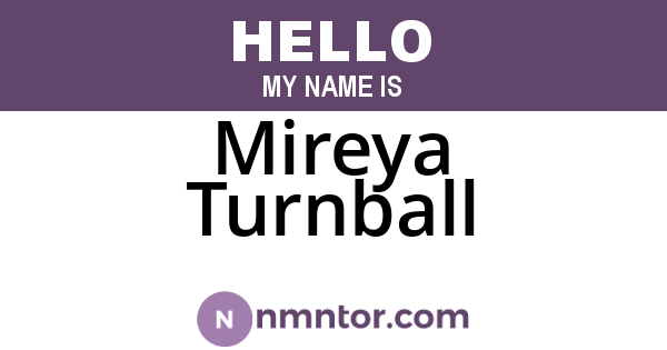 Mireya Turnball