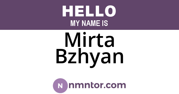 Mirta Bzhyan