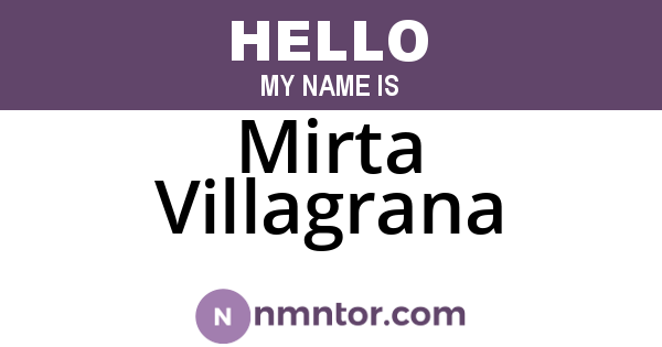 Mirta Villagrana
