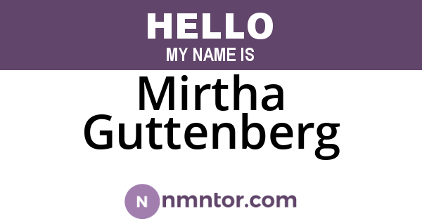 Mirtha Guttenberg