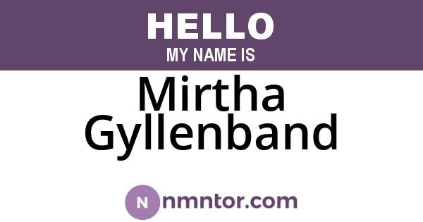 Mirtha Gyllenband