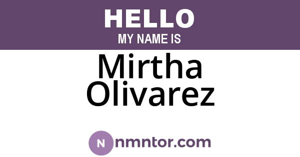 Mirtha Olivarez
