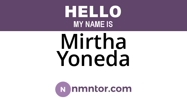 Mirtha Yoneda
