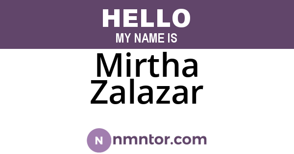 Mirtha Zalazar