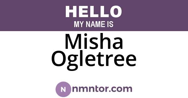 Misha Ogletree