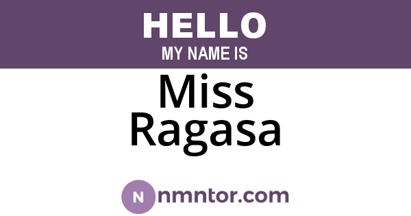 Miss Ragasa