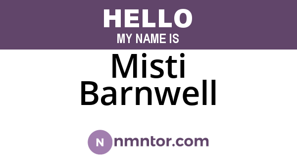 Misti Barnwell