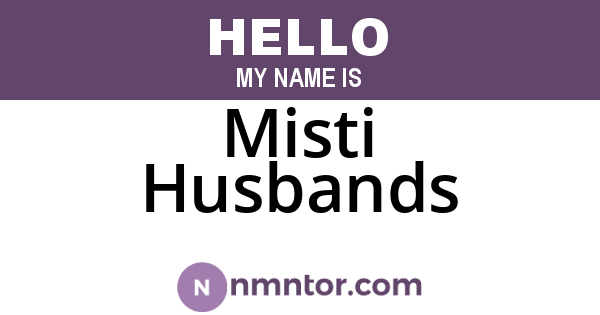 Misti Husbands