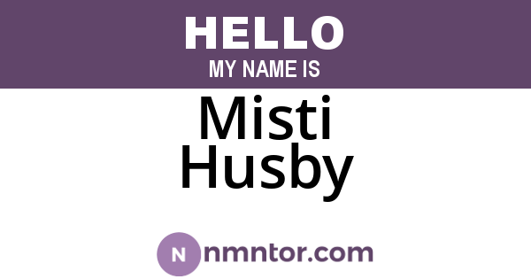 Misti Husby