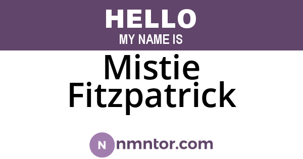 Mistie Fitzpatrick