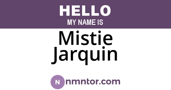 Mistie Jarquin