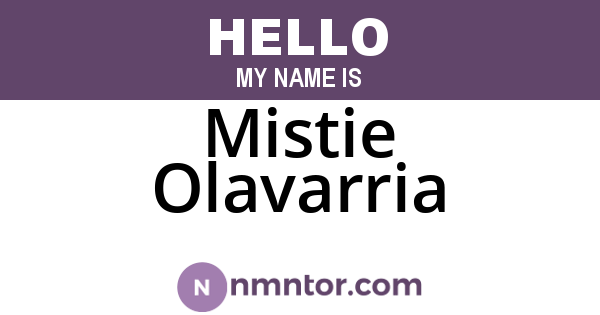 Mistie Olavarria
