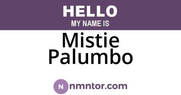 Mistie Palumbo