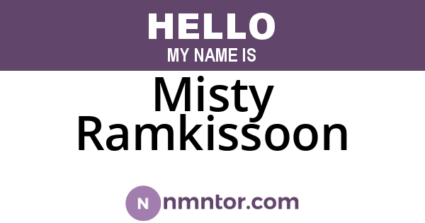Misty Ramkissoon